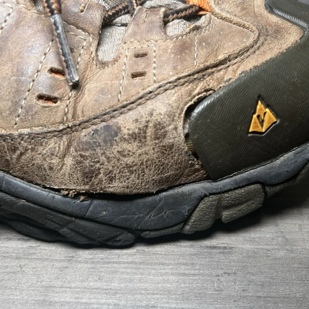 Vasque Scree 2.0 Mid Vibram Mens Size 9.5M Waterproof Hiking Boots Brown Leather